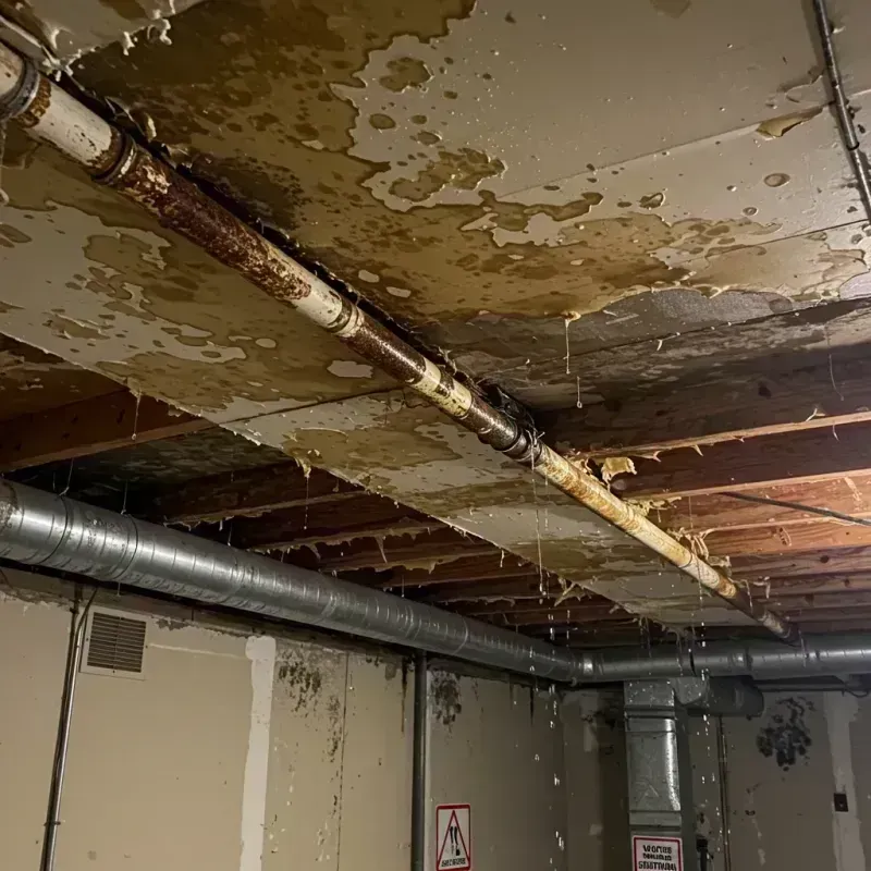 Ceiling Water Damage Repair in Warrensburg, IL